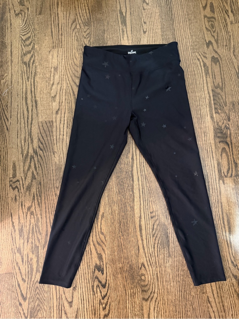 Black Star-Print Leggings - Spalding